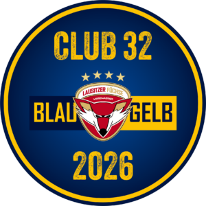 Logo Eishockeymannschaft Lausitzer Füchse Club 32